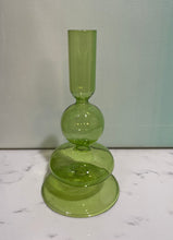 Load image into Gallery viewer, Glass Candlestick Holders