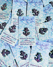 Load image into Gallery viewer, Anchor Holographic Enamel Pin