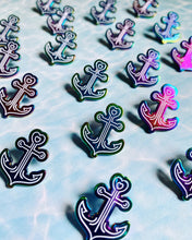 Load image into Gallery viewer, Anchor Holographic Enamel Pin