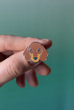 Load image into Gallery viewer, Dachshund Coco Enamel Pin