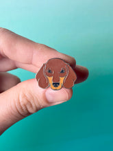Load image into Gallery viewer, Dachshund Coco Enamel Pin
