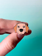 Load image into Gallery viewer, Golden Retriever Rusty Enamel Pin