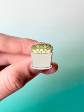 Load image into Gallery viewer, Echeveria Succulent Plant Enamel Pin
