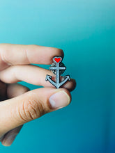 Load image into Gallery viewer, Anchor Glitter Enamel Pin