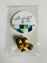 Load image into Gallery viewer, Locking Pin Backs Gold