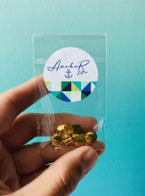 Load image into Gallery viewer, Locking Pin Backs Gold