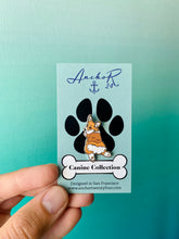 Load image into Gallery viewer, Corgi Sploot Enamel Pin