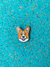 Load image into Gallery viewer, Corgi Lola Enamel Pin