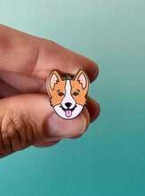 Load image into Gallery viewer, Mini Corgi Lola Enamel Pin