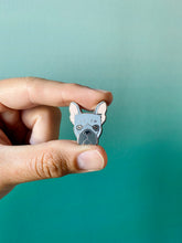 Load image into Gallery viewer, French Bulldog Jenkins Enamel Pin