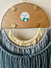Load image into Gallery viewer, Handmade Fiber Wall Hanging Grey