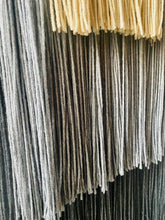 Load image into Gallery viewer, Handmade Fiber Wall Hanging Grey