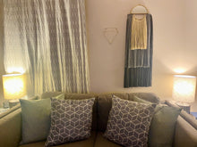 Load image into Gallery viewer, Handmade Fiber Wall Hanging Grey