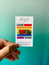 Load image into Gallery viewer, Love Pride Enamel Pin