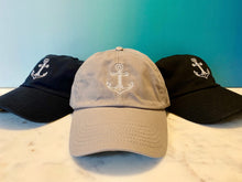 Load image into Gallery viewer, Anchor Hat Grey