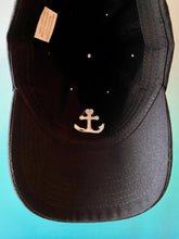 Load image into Gallery viewer, Anchor Hat Black