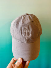 Load image into Gallery viewer, Anchor Hat Grey