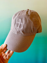 Load image into Gallery viewer, Anchor Hat Grey