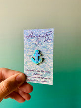 Load image into Gallery viewer, Anchor Holographic Enamel Pin