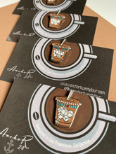 Load image into Gallery viewer, Iced Coffee Enamel Pin