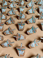 Load image into Gallery viewer, Iced Coffee Enamel Pin