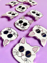 Load image into Gallery viewer, Cool Cat Enamel Pin