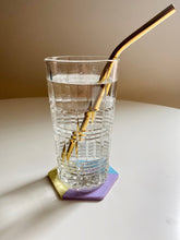 Load image into Gallery viewer, Geometric Hexagon Cork Coasters Pastel