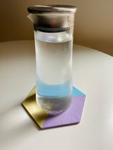 Load image into Gallery viewer, Hexagon Pin Display Cork Board Trivets Pastel