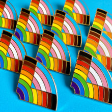 Load image into Gallery viewer, Pride Rainbow+ Enamel Pin
