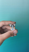 Load and play video in Gallery viewer, Corgi Parker Enamel Pin
