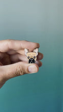 Load and play video in Gallery viewer, French Bulldog Baxter Enamel Pin
