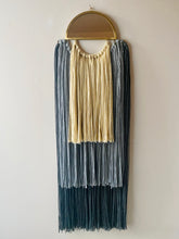 Load image into Gallery viewer, Handmade Fiber Wall Hanging Grey
