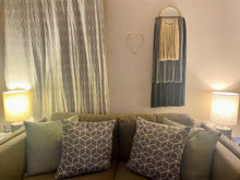 Load image into Gallery viewer, Handmade Fiber Wall Hanging Grey
