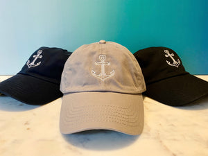 Anchor Hat Black