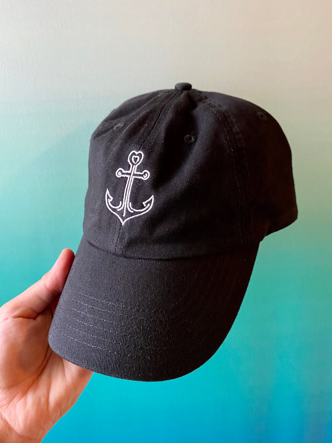 Anchor Hat Black