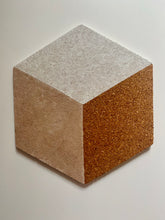 Load image into Gallery viewer, Geometric Hexagon Cork Coasters White
