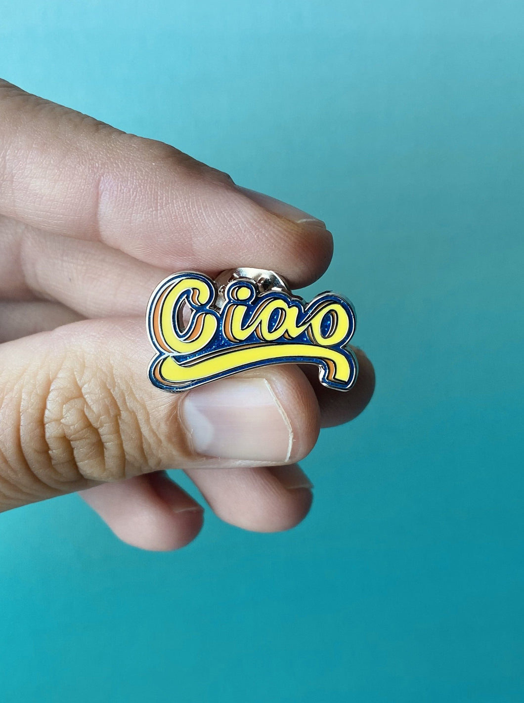 Ciao Enamel Pin